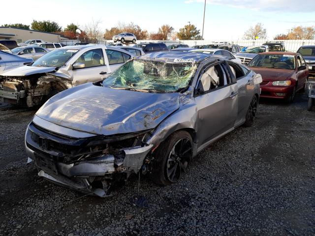 19XFC2F84ME202704 - 2021 HONDA CIVIC SPORT Silber Foto 1