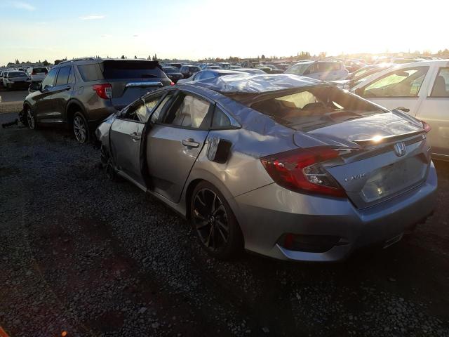 19XFC2F84ME202704 - 2021 HONDA CIVIC SPORT Silber Foto 2