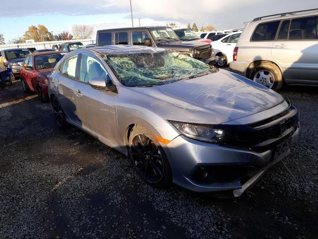 19XFC2F84ME202704 - 2021 HONDA CIVIC SPORT Silber Foto 4