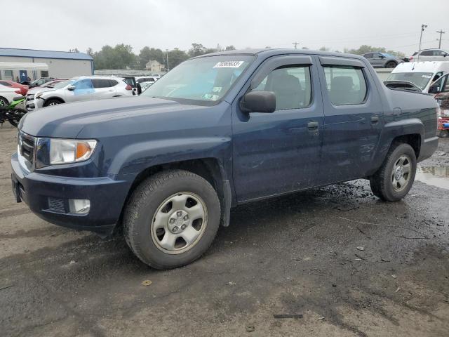 5FPYK1F27BB009575 - 2011 HONDA RIDGELINE RT BLUE photo 1