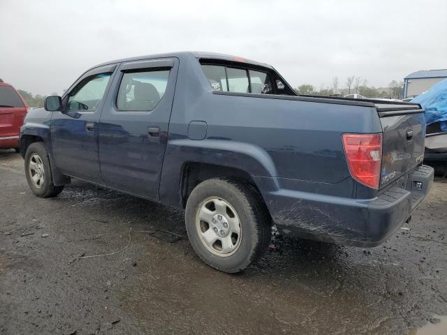 5FPYK1F27BB009575 - 2011 HONDA RIDGELINE RT BLUE photo 2