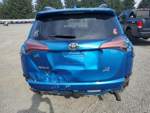 2T3BFREV2GW483187 - 2016 TOYOTA RAV4 LE 蓝色 照片 6