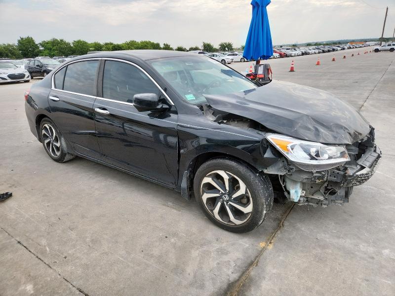 1HGCR2F73GA064025 - 2016 HONDA ACCORD EX BLACK photo 4