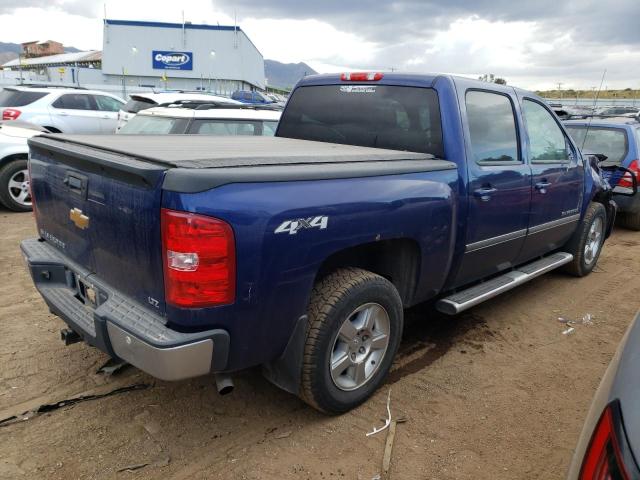 3GCPKTE75DG137081 - 2013 CHEVROLET 1500 K1500 LTZ BLUE photo 3