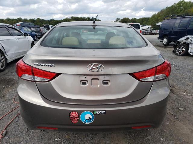 5NPDH4AE3DH302435 - 2013 HYUNDAI ELANTRA GLS SILVER photo 6