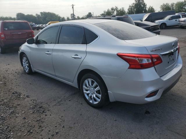 3N1AB7AP5KY330439 - 2019 NISSAN SENTRA S SILVER photo 2