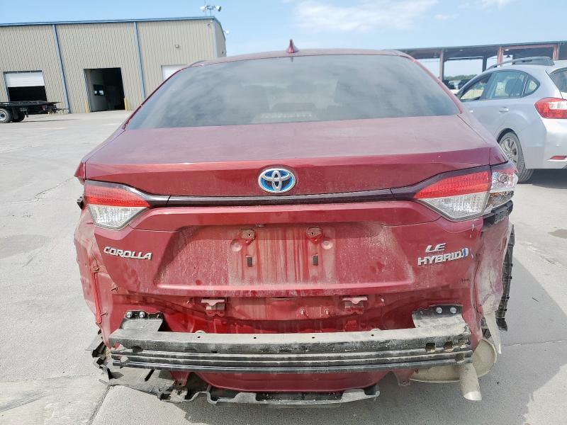 JTDBCMFE9PJ002120 - 2023 TOYOTA COROLLA LE Марун фото 6