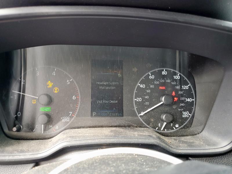 JTDBCMFE9PJ002120 - 2023 TOYOTA COROLLA LE Марун фото 9