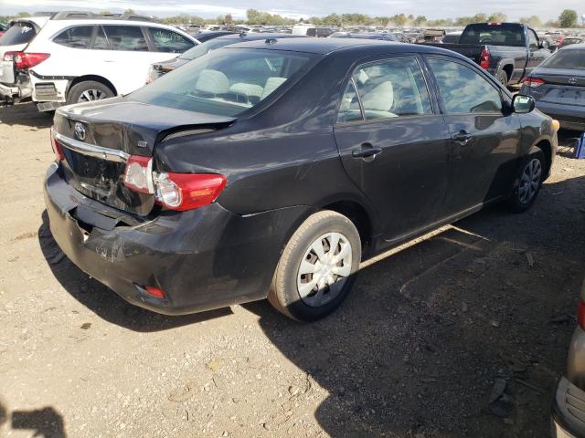 JTDBU4EE6B9141954 - 2011 TOYOTA COROLLA BASE BLACK photo 3