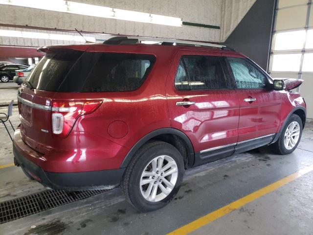 1FM5K8D87DGA11598 - 2013 FORD EXPLORER XLT RED photo 3