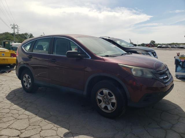 5J6RM3H38DL046069 - 2013 HONDA CR-V LX BURGUNDY photo 4