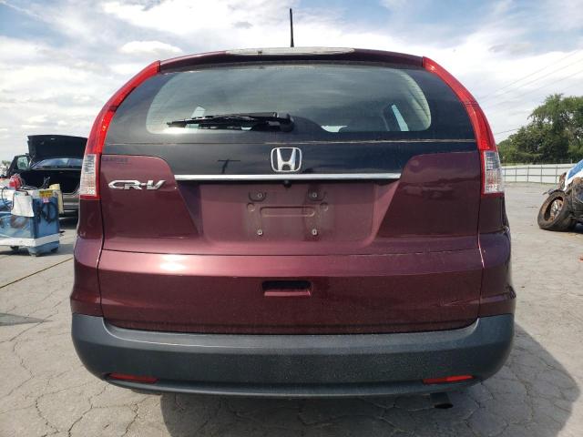 5J6RM3H38DL046069 - 2013 HONDA CR-V LX BURGUNDY photo 6