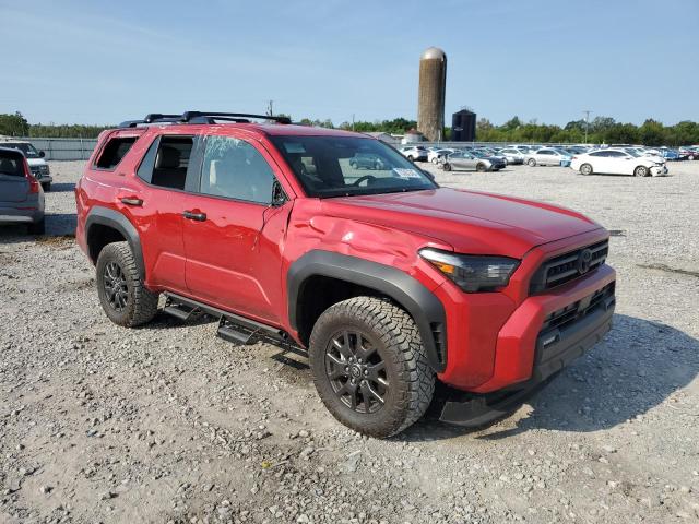 JTEVA5AR2S5002511 - 2025 TOYOTA 4RUNNER SR5 RED photo 4