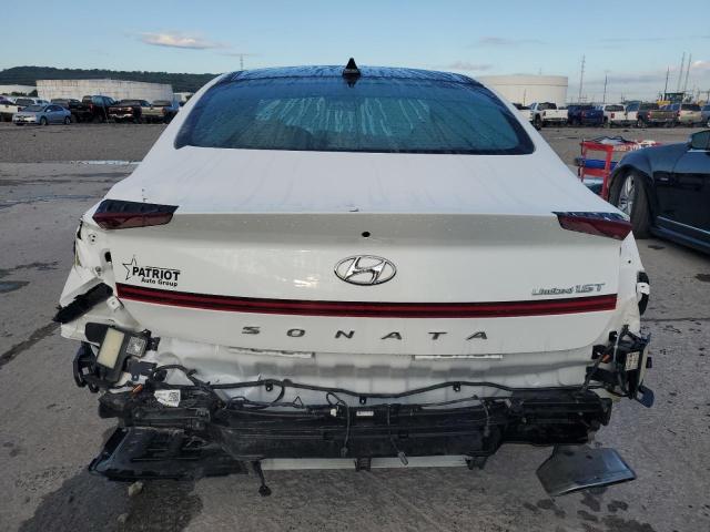 5NPEH4J28MH075950 - 2021 HYUNDAI SONATA LIMITED WHITE photo 6