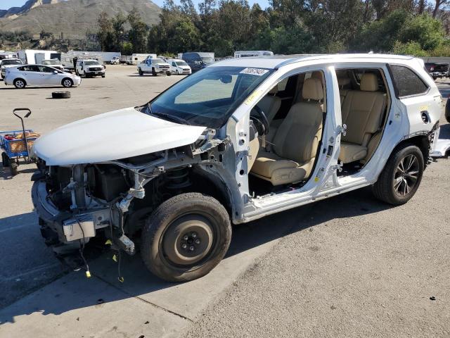 5TDKKRFH6GS180547 - 2016 TOYOTA HIGHLANDER XLE WHITE photo 1