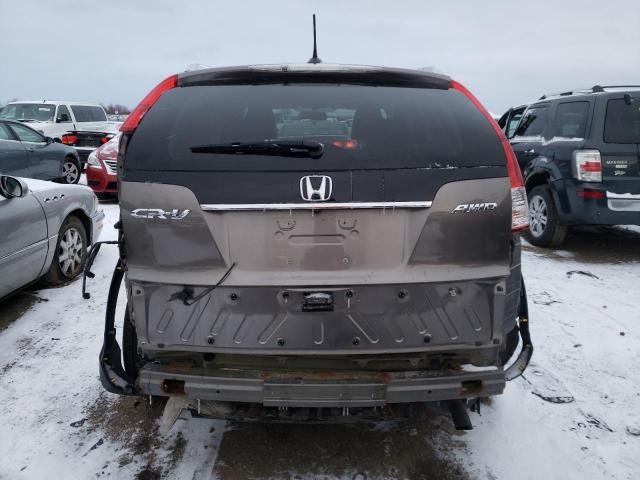 5J6RM4H70CL002171 - 2012 HONDA CR-V EXL BROWN photo 6