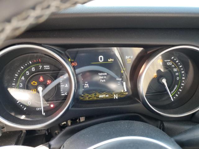 1C4JJXP68NW280761 - 2022 JEEP WRANGLER U SAHARA 4XE CHARCOAL photo 9