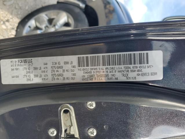 1C6RR7LT6HS693305 - 2017 RAM 1500 SLT CHARCOAL photo 12