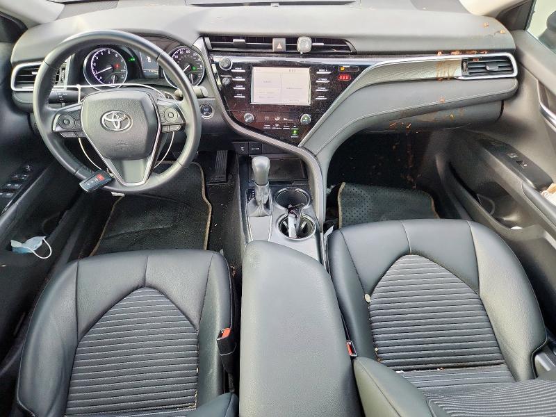 4T1B11HK7JU672936 - 2018 TOYOTA CAMRY L BLACK photo 8