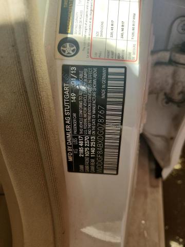 WDDGF8ABXDG078767 - 2013 MERCEDES-BENZ C 300 4MATIC WHITE photo 13
