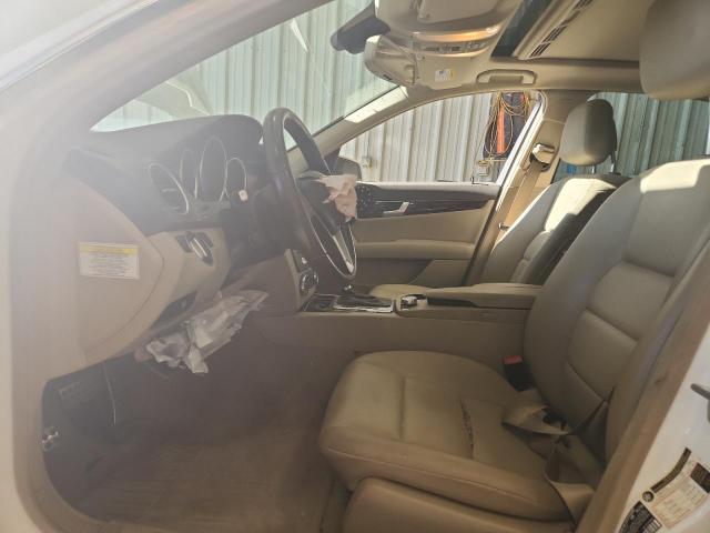 WDDGF8ABXDG078767 - 2013 MERCEDES-BENZ C 300 4MATIC WHITE photo 7