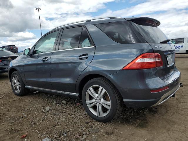 4JGDA5HB5CA047357 - 2012 MERCEDES-BENZ ML 350 4MATIC GRAY photo 2