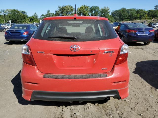 2T1LE40E59C009488 - 2009 TOYOTA COROLLA MA S RED photo 6