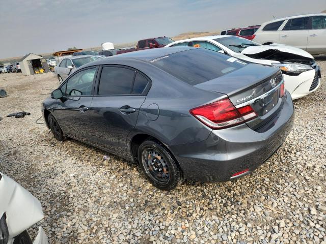 2HGFB2F59DH302179 - 2013 HONDA CIVIC LX CHARCOAL photo 2