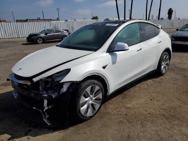 5YJYGDEE0MF241591 - 2021 TESLA MODEL Y WHITE photo 1