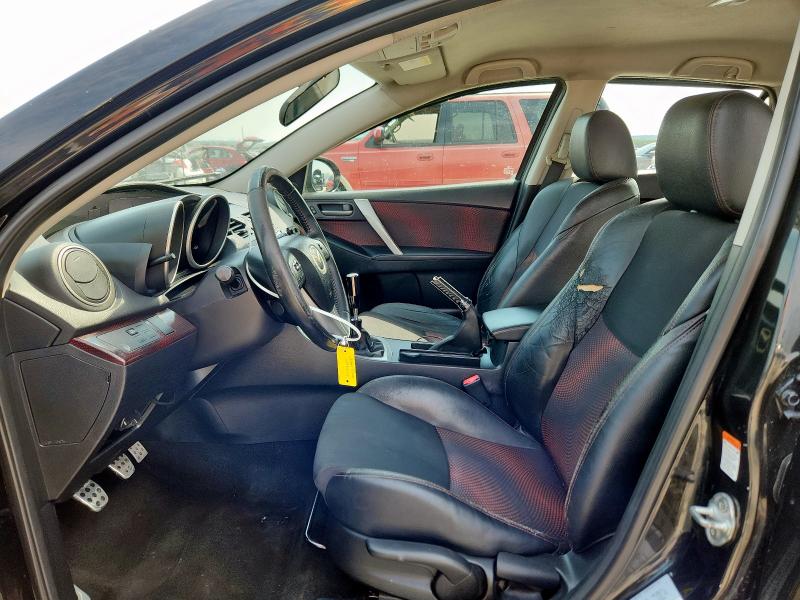 JM1BL1H36A1170251 - 2010 MAZDA SPEED 3 BLACK photo 7