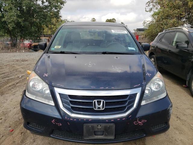 5FNRL3H21AB059857 - 2010 HONDA ODYSSEY LX BLUE photo 5