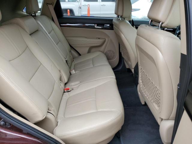 5XYKUDA29BG061459 - 2011 KIA SORENTO EX BURGUNDY photo 11