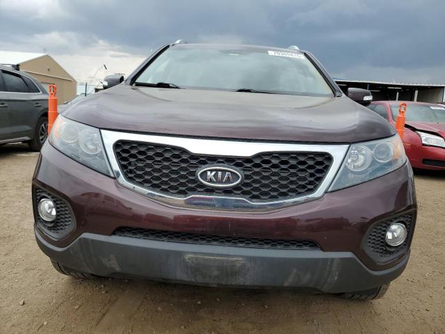5XYKUDA29BG061459 - 2011 KIA SORENTO EX BURGUNDY photo 5