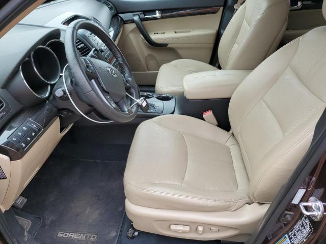 5XYKUDA29BG061459 - 2011 KIA SORENTO EX BURGUNDY photo 7