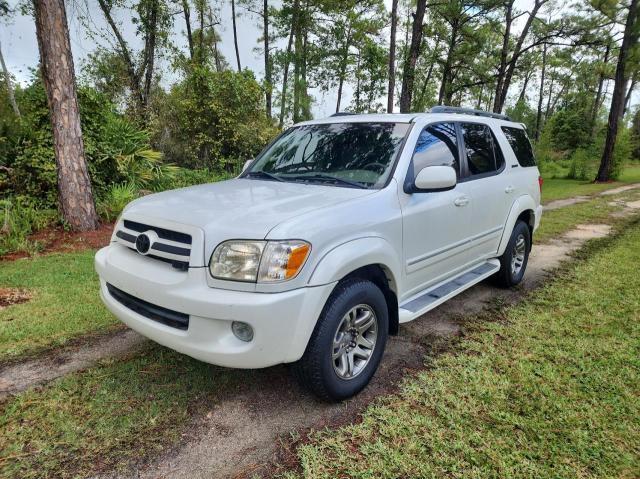 5TDBT48A55S252061 - 2005 TOYOTA SEQUOIA LIMITED WHITE photo 2