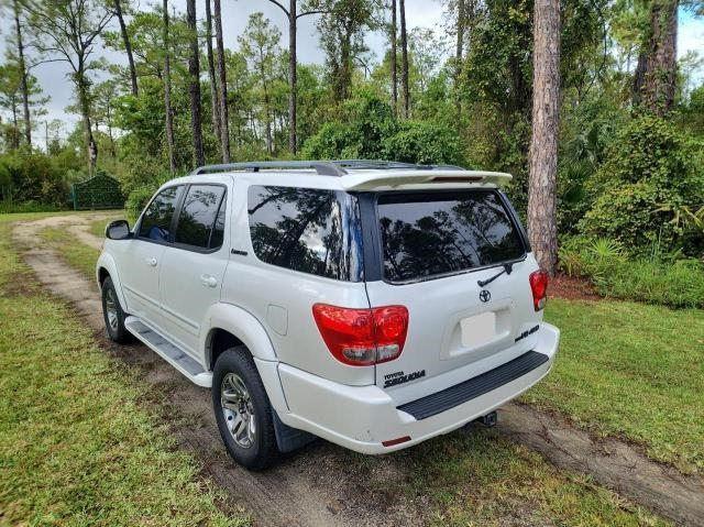 5TDBT48A55S252061 - 2005 TOYOTA SEQUOIA LIMITED WHITE photo 3