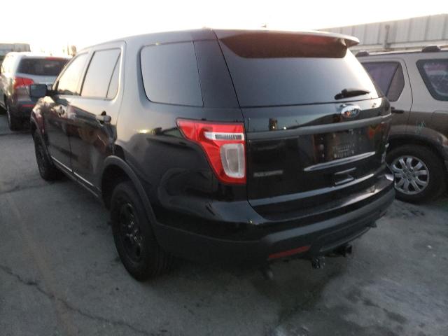 1FM5K8AR7DGA89800 - 2013 FORD EXPLORER POLICE INTERCEPTOR BLACK photo 2