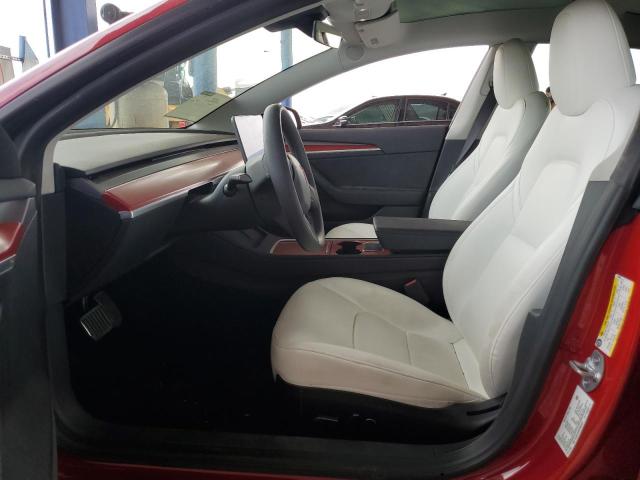 5YJ3E1EA9PF694334 - 2023 TESLA MODEL 3 红色 照片 7