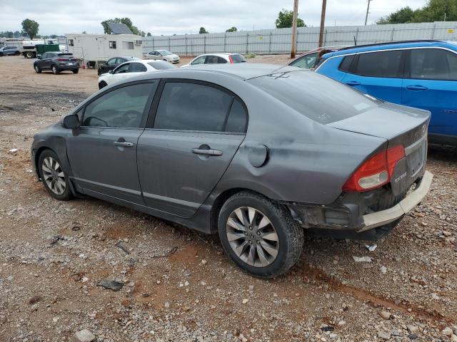 1HGFA16849L022056 - 2009 HONDA CIVIC EX GRAY photo 2