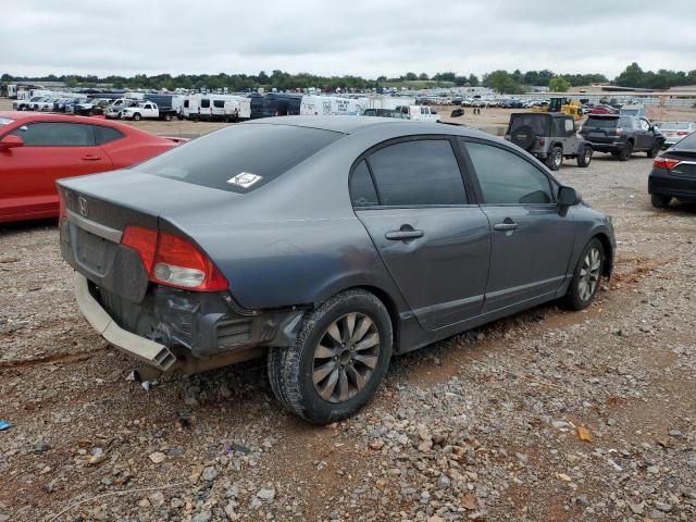 1HGFA16849L022056 - 2009 HONDA CIVIC EX GRAY photo 3