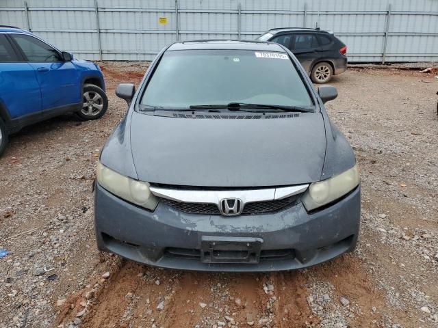 1HGFA16849L022056 - 2009 HONDA CIVIC EX GRAY photo 5
