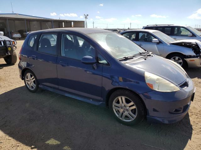 JHMGD37687S059969 - 2007 HONDA FIT S 蓝色 照片 4