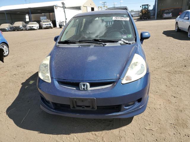 JHMGD37687S059969 - 2007 HONDA FIT S 蓝色 照片 5