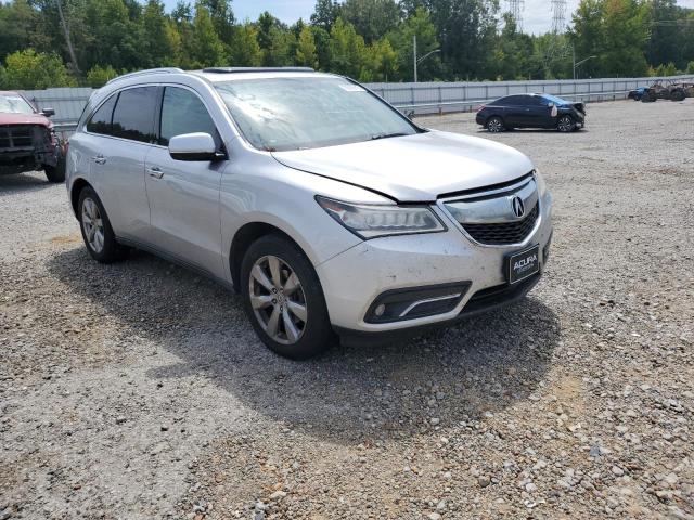 5FRYD4H80FB007855 - 2015 ACURA MDX ADVANCE SILVER photo 4