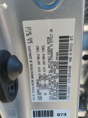 3TYAZ5CN5PT038964 - 2023 TOYOTA TACOMA DOUBLE CAB SILVER photo 12