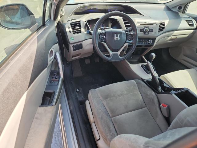 2HGFG3A5XCH510018 - 2012 HONDA CIVIC LX SILVER photo 8