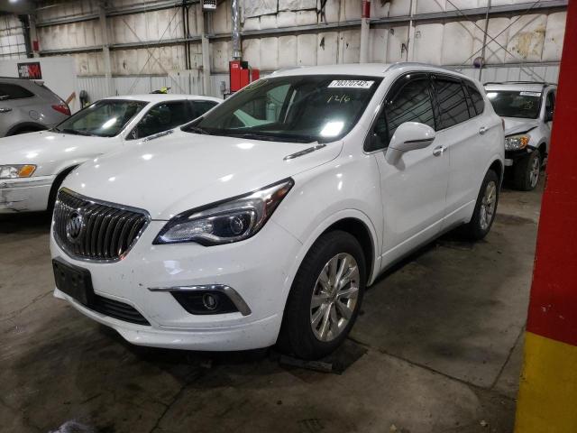 LRBFX1SA5JD006063 - 2018 BUICK ENVISION ESSENCE WHITE photo 1