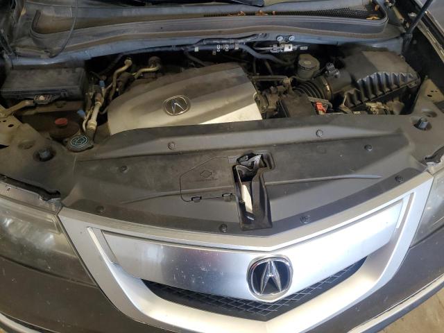 2HNYD2H40CH546785 - 2012 ACURA MDX TECHNOLOGY GRAY photo 12