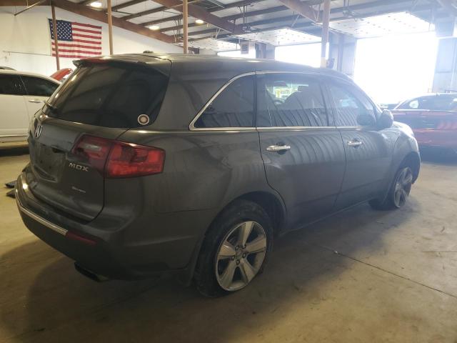 2HNYD2H40CH546785 - 2012 ACURA MDX TECHNOLOGY GRAY photo 3