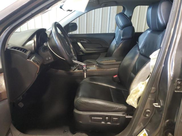 2HNYD2H40CH546785 - 2012 ACURA MDX TECHNOLOGY GRAY photo 7